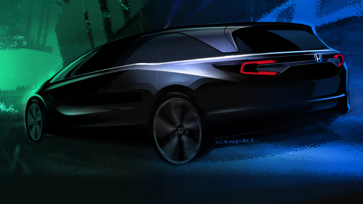2018 Honda Odyssey Teaser Sketch
