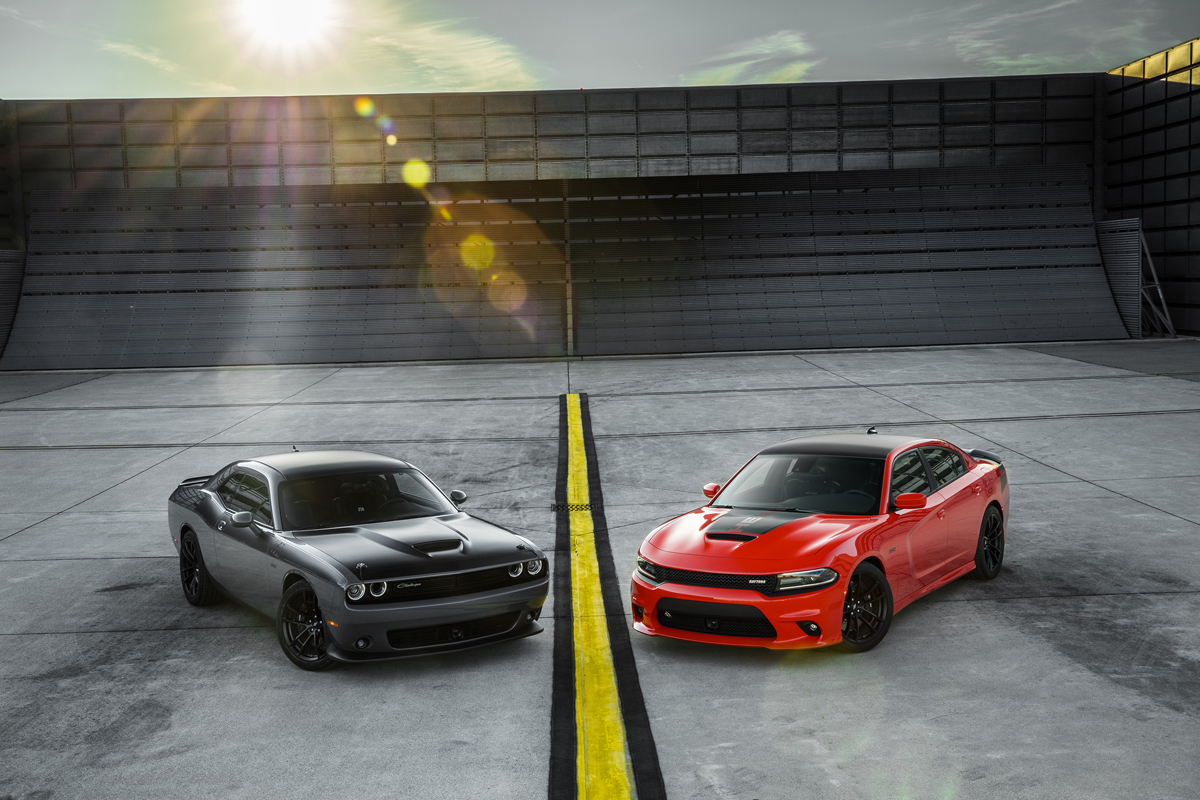 2017 Dodge Challenger T/A 392  (left) and 2017 Dodge Charger Day