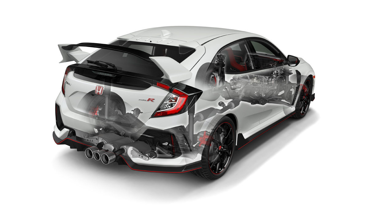 2017 Honda Civic Type R Overview Rear
