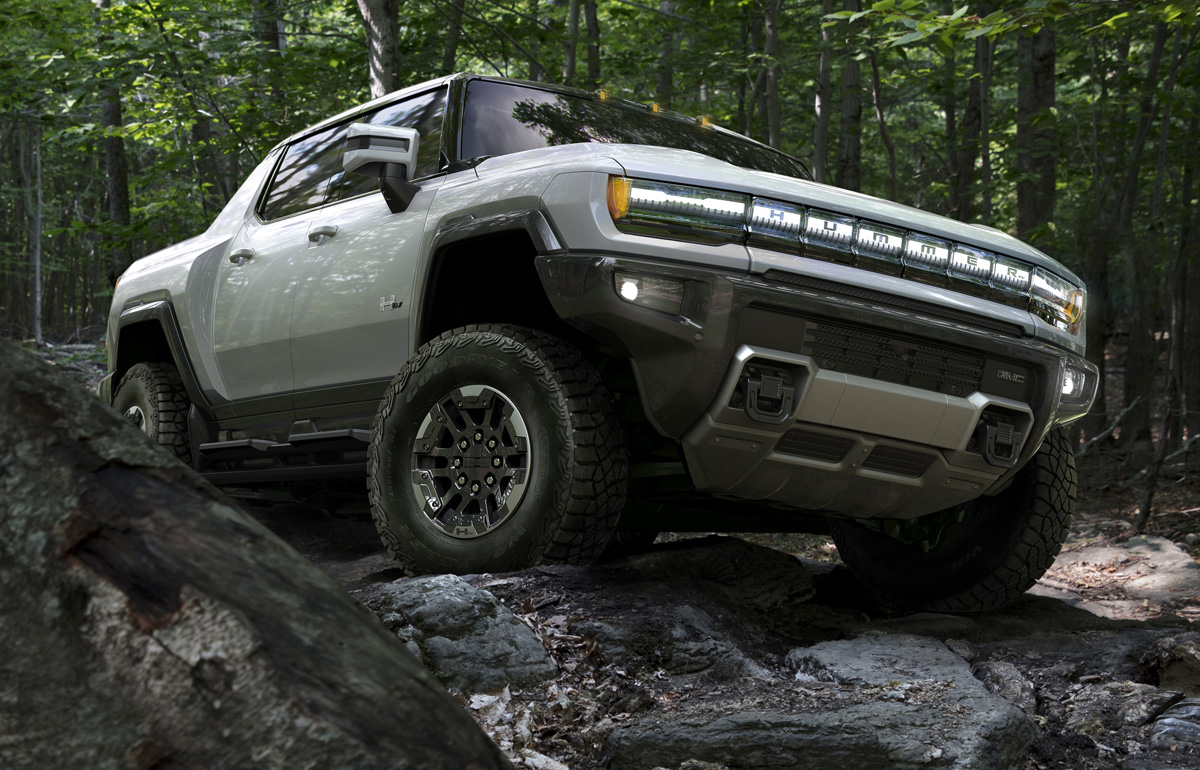 The 2022 GMC HUMMER EV is designed to be an off-road beast, with