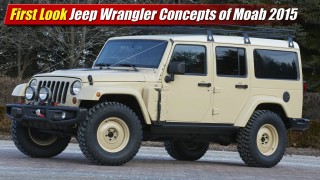 First Look: Jeep Wrangler Concepts of Moab 2015