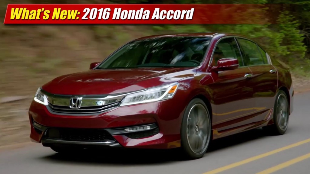 What39;s New: 2016 Honda Accord  TestDriven.TV