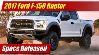 Specs Released: 2017 Ford F-150 Raptor