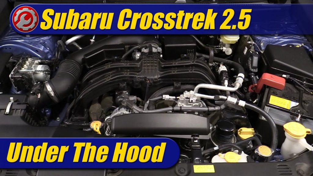 Under The Hood 2021 Subaru Crosstrek 2.5 TestDriven.TV