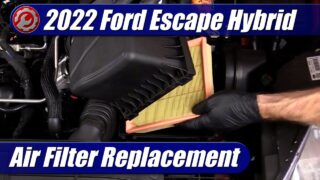Air Filter Replacement: 2022 Ford Escape Hybrid