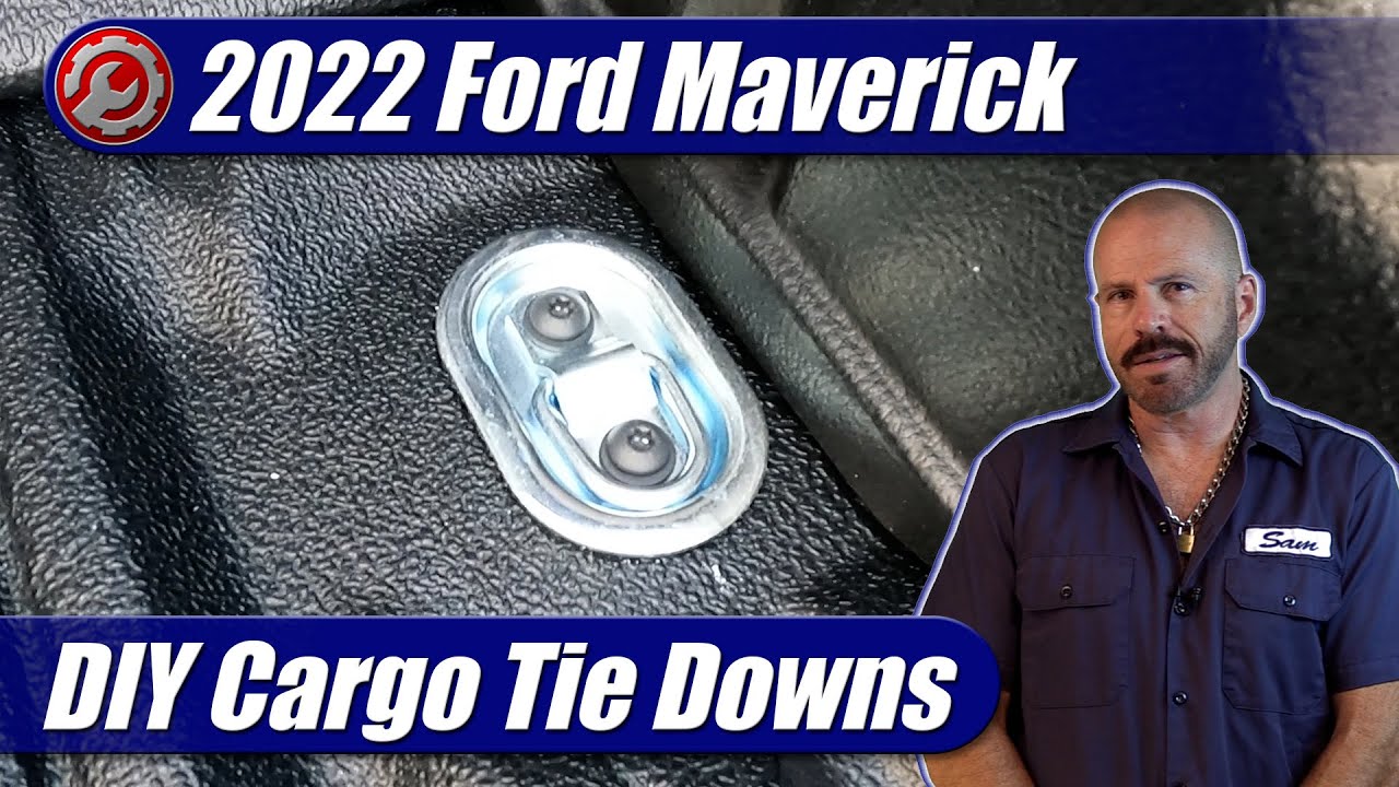 2022 Ford Maverick: DIY Cargo Box Tie-Downs