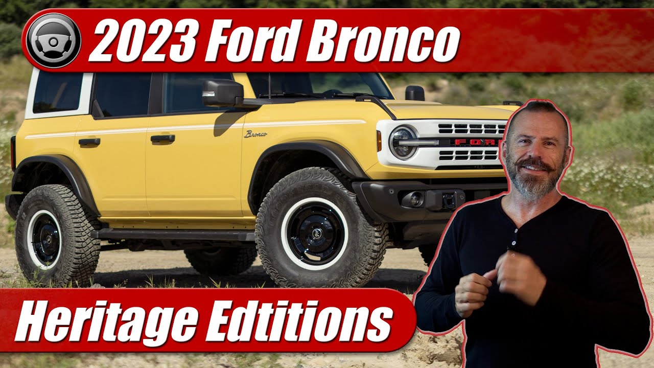 2023 Ford Bronco Heritage Editions: First Look