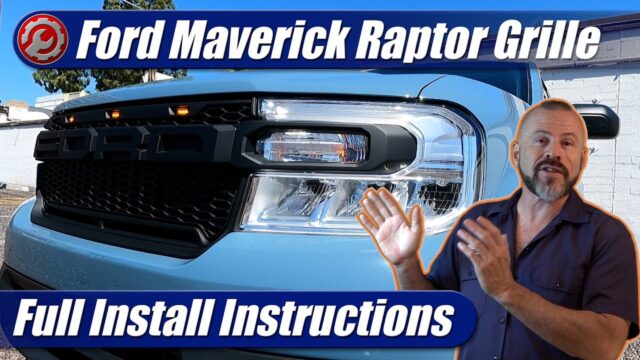 Ford Maverick Raptor Style Grille Installation