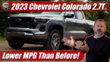 2023 Chevrolet Colorado MPG Lower Than 2022