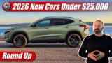 Top 2026 cars for under $25,000